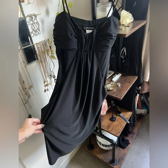 B Darlin | Dresses | B Darlin Black Ruched Sweetheart Babydoll Dress With  Pockets And Built In Bra